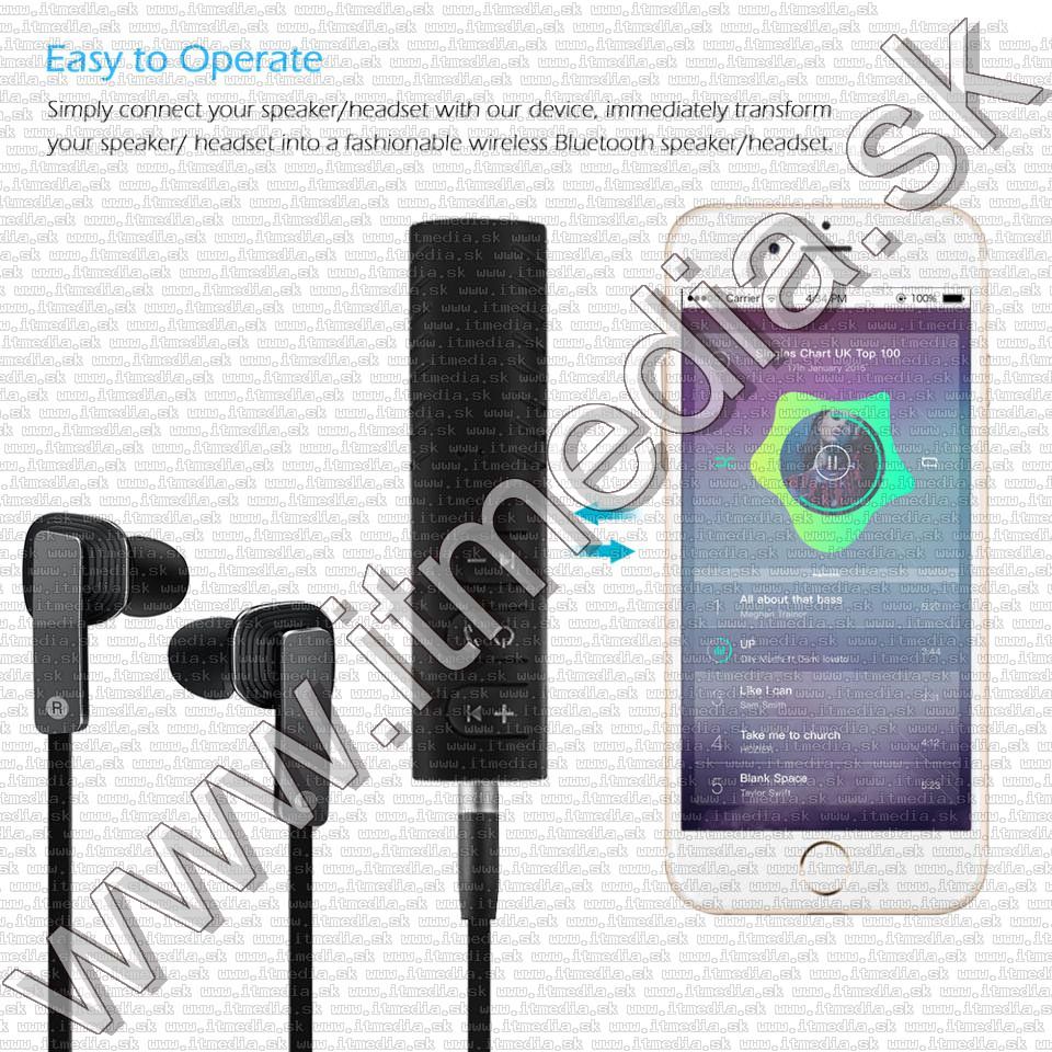 Image of JACK 3.5mm Bluetooth 4.1 vevő (hang) INFO! (IT13440)