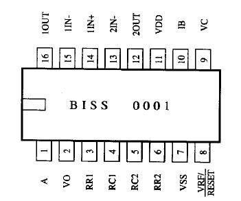 Image of Elektronikai alkatrész *Infra mozgásérzékelő IC* BISS0001 DIP-16 (IT11020)