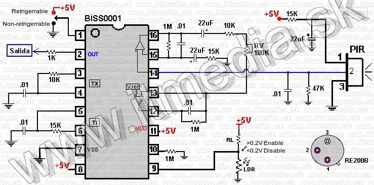 Image of Elektronikai alkatrész *Infra mozgásérzékelő IC* BISS0001 DIP-16 (IT11020)