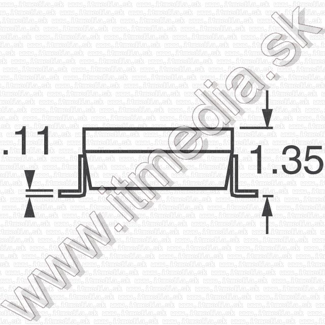 Image of Elektronikai alkatrész *SMD Dióda* [SOD123] *Zéner* 5.1v 500mW BZT52C5V1 (W8) (IT14290)