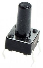 Image of Elektromos mikrokapcsoló 6x6x11mm, nyeles (záró) DIP4 (IT12171)