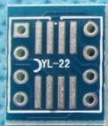 Image of Elektronikai alkatrész (Tokozás konverter) DIP-8 -ról SOP8 v3 (IT12366)
