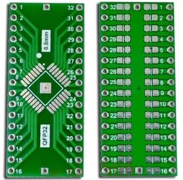 Image of Elektronikai alkatrész (Tokozás konverter) QFP32 - DIP32 (IT12204)