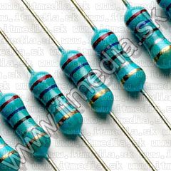 Elektronikai alkatrész *Ellenállás* 220Ω (Ohm) 0.25W 1% (IT9828) Image of Elektronikai alkatrész *Ellenállás* 220Ω (Ohm) 0.25W 1% (IT9828)