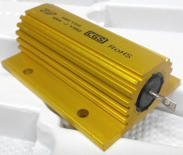 Image of Elektronikai alkatrész *Ellenállás* 6.2Ω (Ohm) 100W Fém HSC-100 axial (IT12784)