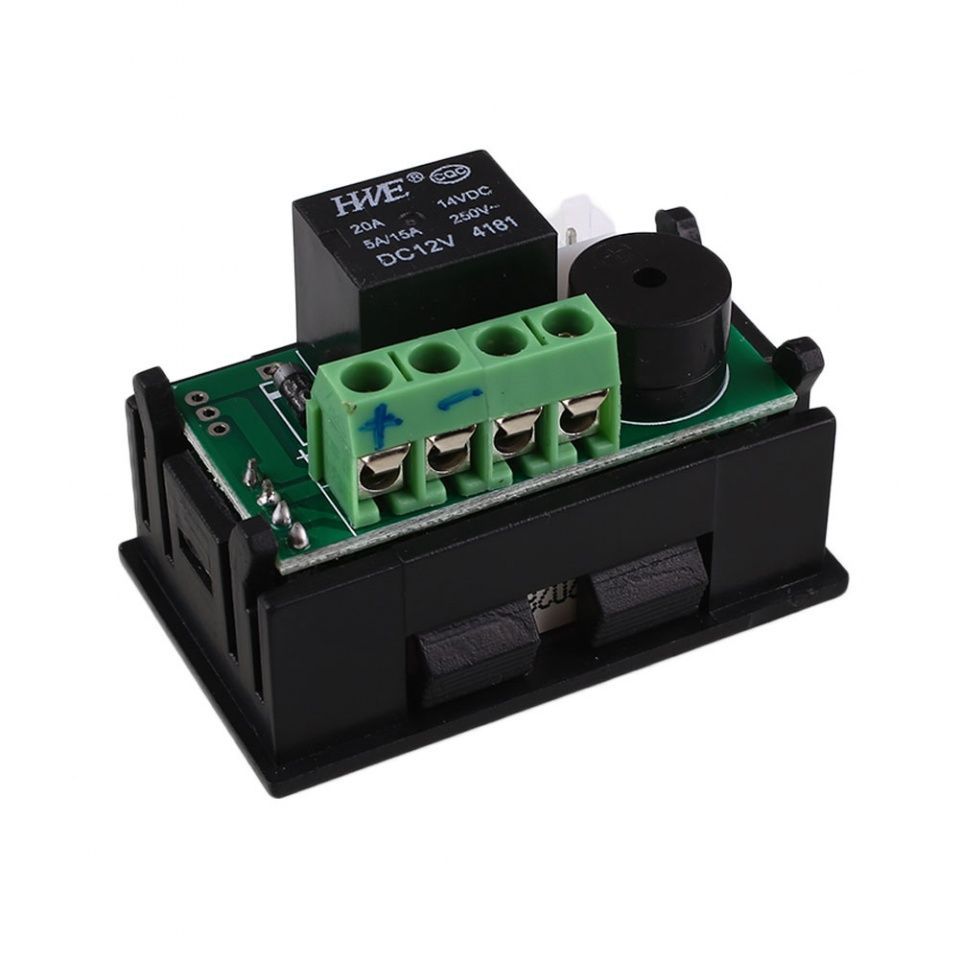 Image of Digitális termosztát panel (hőfokszabályozó) 12V 10A Hűtő/Fűtő 110C (IT12834)