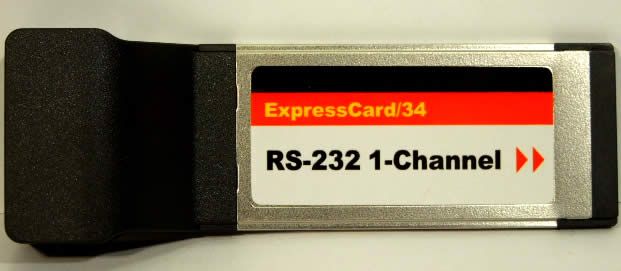Image of RS-232 Serial ExpressCard (USB) INFO! (IT3769)