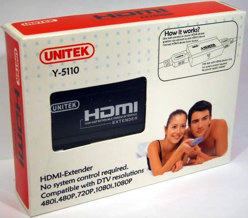 Image of Unitek HDMI *Active* Cable Extender (repeater) (IT4169)
