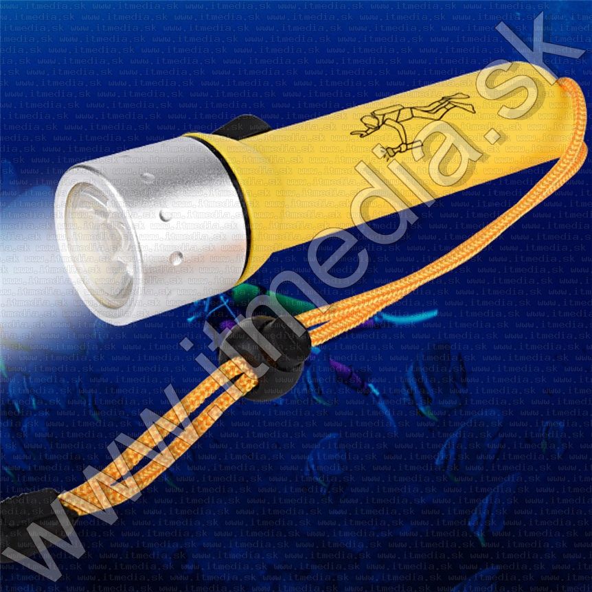 Image of LED búvárlámpa (pecalámpa) 3w Narancs (Hideg fehér) (IT12927)