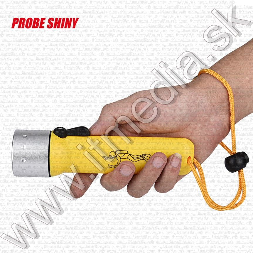 Image of LED búvárlámpa (pecalámpa) 3w Narancs (Hideg fehér) (IT12927)