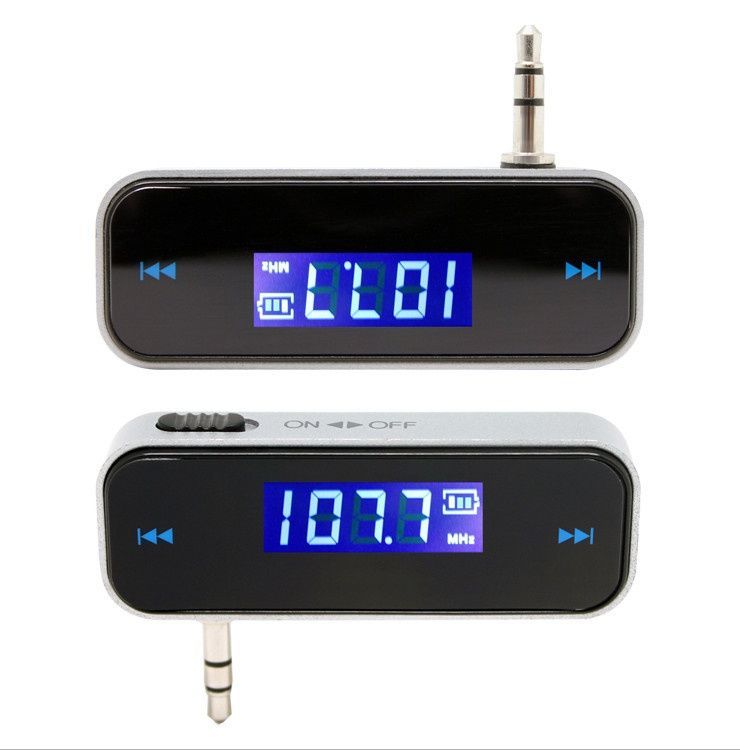 Image of FM Transmitter (USB power) Rechargeable Stereo LCD display (IT12766)