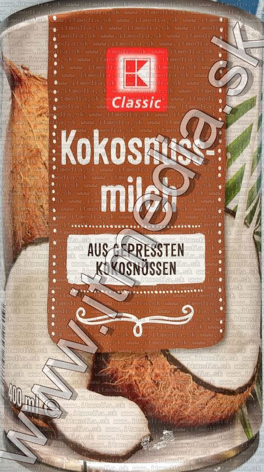 Image of K-Classic Kókusztej 400ml UHT 91% 2022-01-28 INFO! (IT14012)