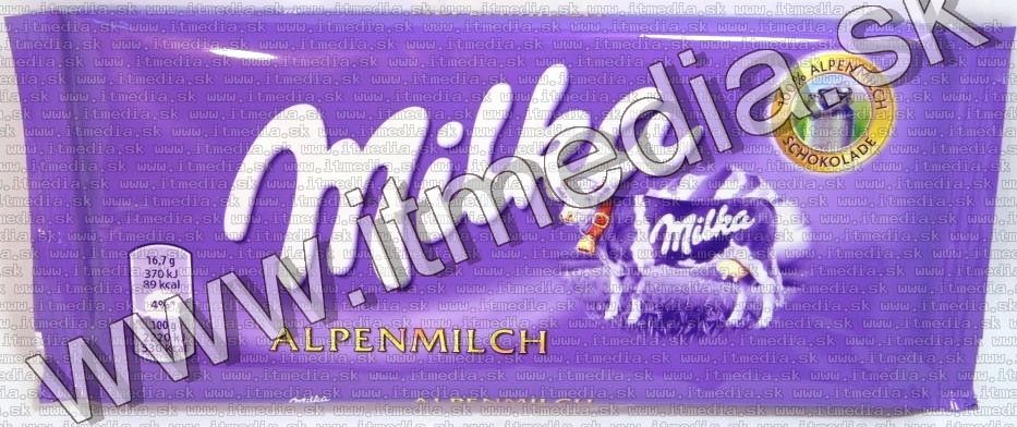 Image of Milka Chocolate 100g Alpenmilch (IT8603)