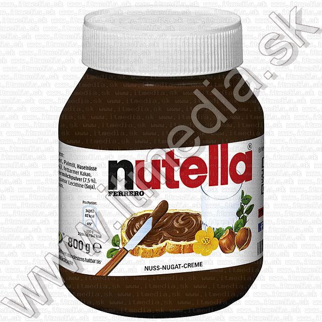 Image of Nutella mogyorókrém, 800 gramm (IT10765)