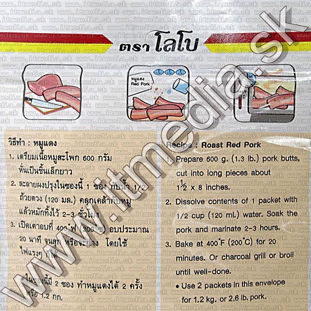 Image of Vörös Sertés grill fűszerkeverék (LOBO brand) 100g (IT9398)