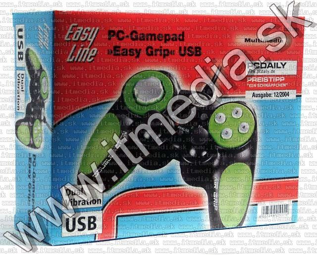 Image of HAMA USB Dual Vibration PC Gamepad *Easy Line* (IT4494)