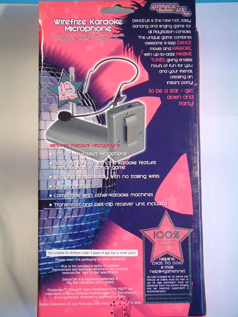 Image of PlayStation 2 (PS-2) wireless KARAOKE set (IT2267)