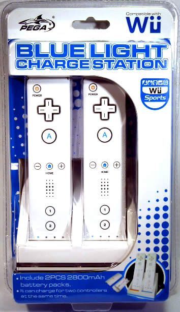 Image of Wii Battery Charge Station *Blue Light* (IT3403)