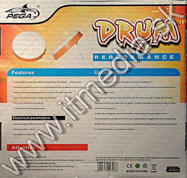Image of Wii Drum controller adapter (compatible) (IT4397)