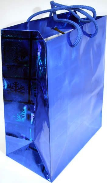 Image of Laser Gift Bag 10x18x23cm *color mix* (IT4140)