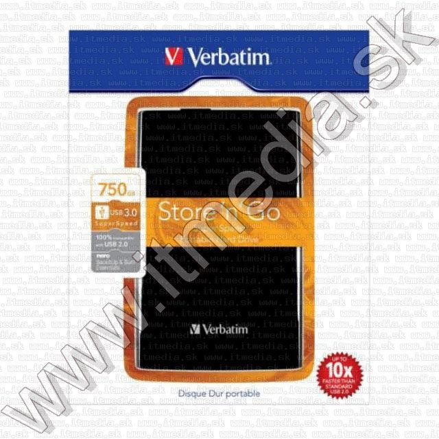 Image of Verbatim External *USB3*  HDD 750 GB 2.5 (53176) (IT10537)