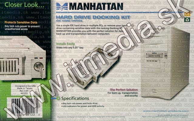 Image of Manhattan Internal IDE Mobile Rack *Simple* (IT4381)