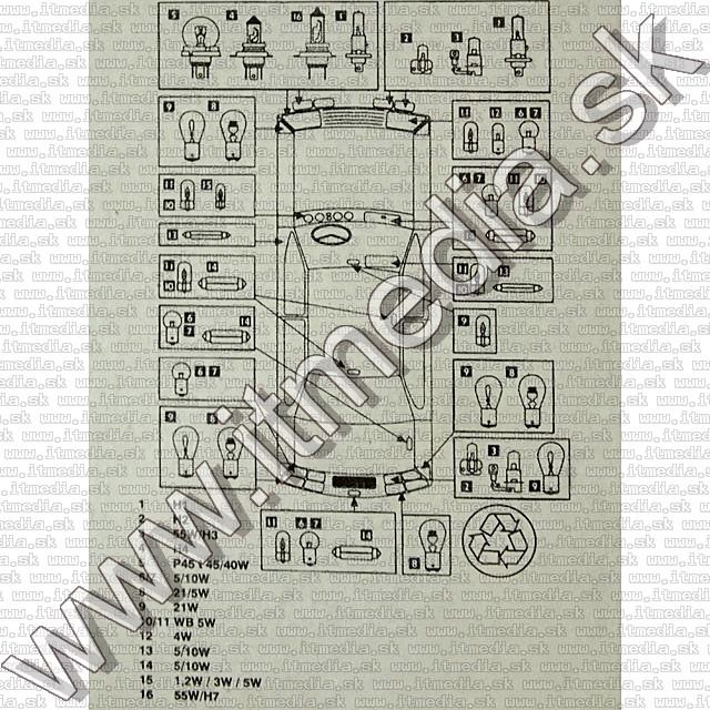 Image of HeadLight BA15S (2-set) 5watt (IT1259)