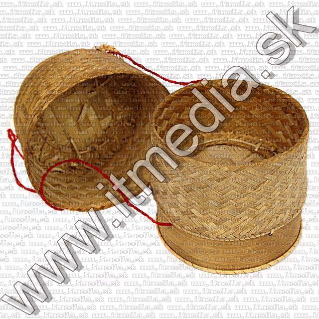Image of Bambusz rizs tartó edény (kézi készítésű) Kicsi (IT9357)