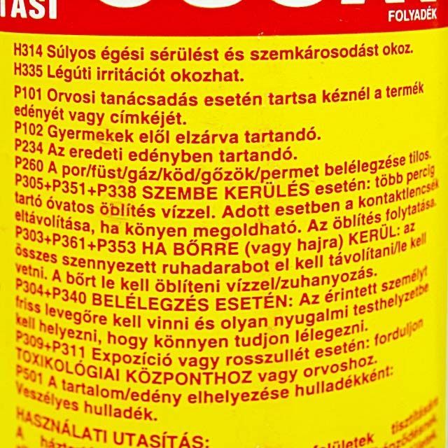 Image of Háztartási Sósav 1000ml 20% (IT9290)