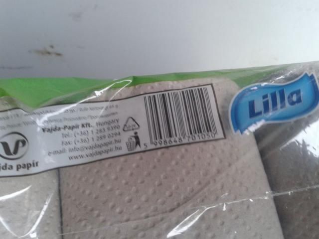 Image of Lilla WC papír (16 guriga) 1 rétegű 200 lapos (Újrahasznosított) (IT10445)