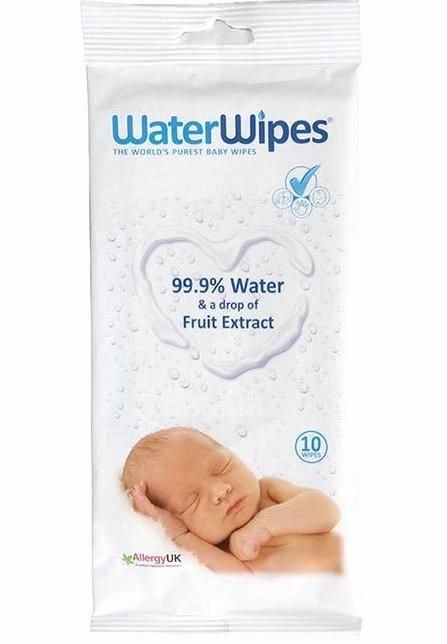 Image of Water Wipes vegyszermentes Bébi törlőkendő 10-es csomag (IT14107)