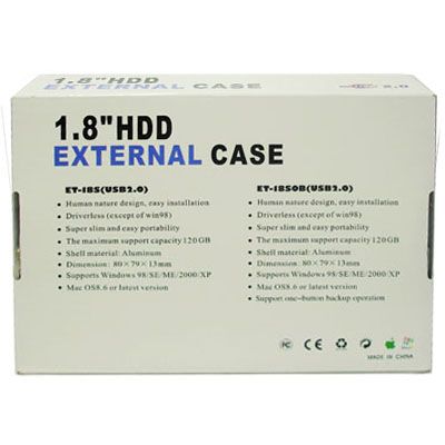 Image of USB External IDE HDD Housing (1.8) (IT4339)