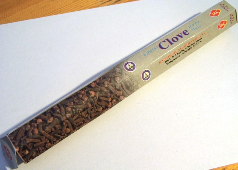 Image of Sandesh (SAC) Illatosított füstölők 20db (Indiai) Szegfűszeg (IT11375)