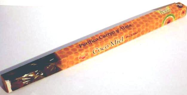 Image of Sandesh Illatosított füstölők 8db (Indiai) Kókuszos-Mézes (IT10391)