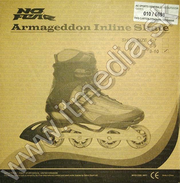 Image of No Fear Armageddon Inline Skates (Size 6-7) (IT4607)