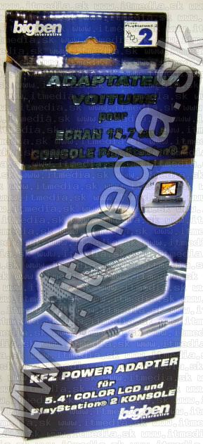 Image of BigBen Playstation 2 Auto Inverter, 55 W, 12V-230V (IT3724)