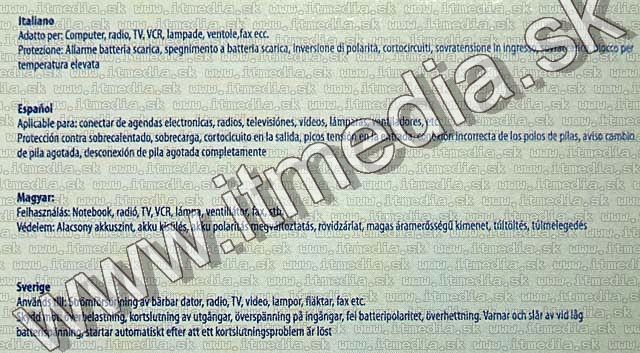 Image of HQ Auto Inverter, 600 W, 12V-230V (IT3217)