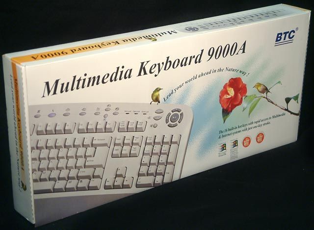 Image of BTC Multimedia Keyboard 9000A PS-2 *SWE* (IT4588)
