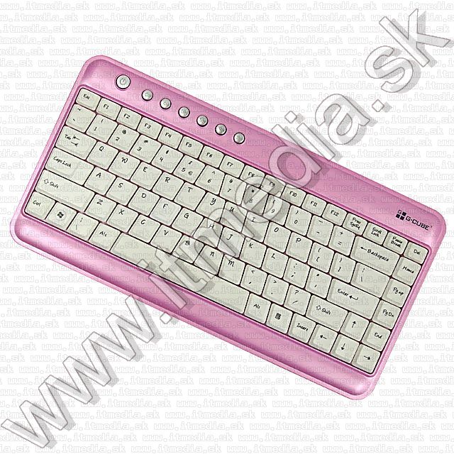Image of G-Cube Mini WIRELESS Multimedia Keyboard + Mouse (ENG) GRKST520C (IT7542)