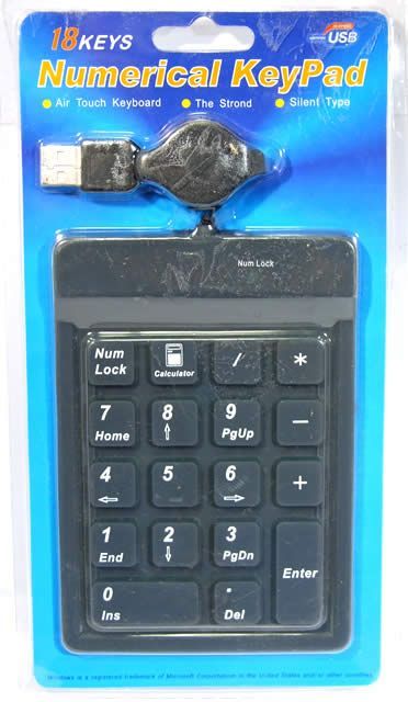 Image of Silicon Cover Numeric Keyboard USB (IT4133)