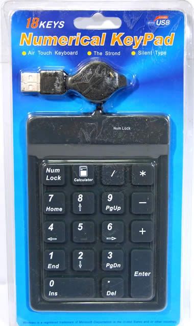 Image of Silicon Cover Numeric Keyboard USB (IT4133)