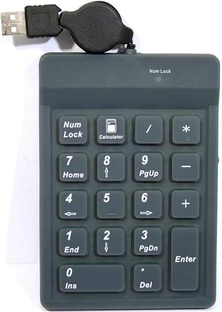 Image of Silicon Cover Numeric Keyboard USB (IT4133)