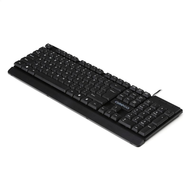 OMEGA Keyboard OK-35B USB *ENG* *US* (45264) (IT14649) Image of OMEGA Keyboard OK-35B USB *ENG* *US* (45264) (IT14649)
