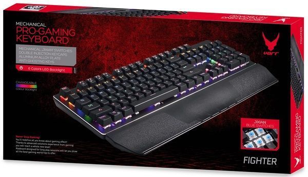 Image of Omega *RGB* USB keyboard, Black (ENG) US 44631 (IT14269)