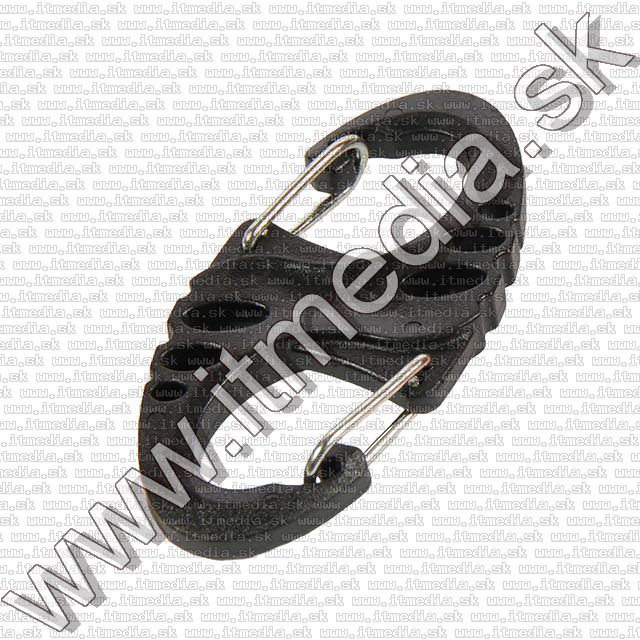 Image of S alakú Karabineres Kulcstartó *Fekete* 60kg (IT9968)