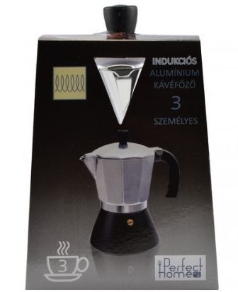 Image of Induction Coffe Maker for 3-person Alu INFO! (IT14076)