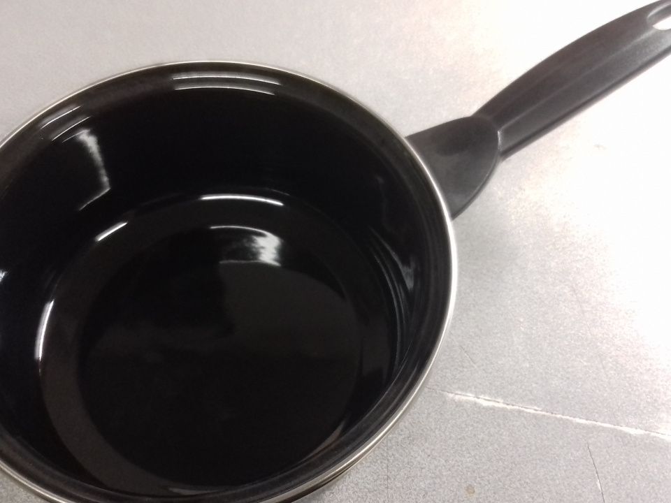 Bemus Steel Frying Pan *Black Pearl* 16cm 1.4L INFO! (IT13963) Image of Bemus Steel Frying Pan *Black Pearl* 16cm 1.4L INFO! (IT13963)