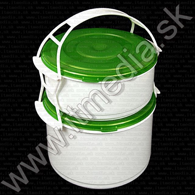 Image of Műanyag Ételhordó 2 részes (1L + 1.7L) (IT9637)
