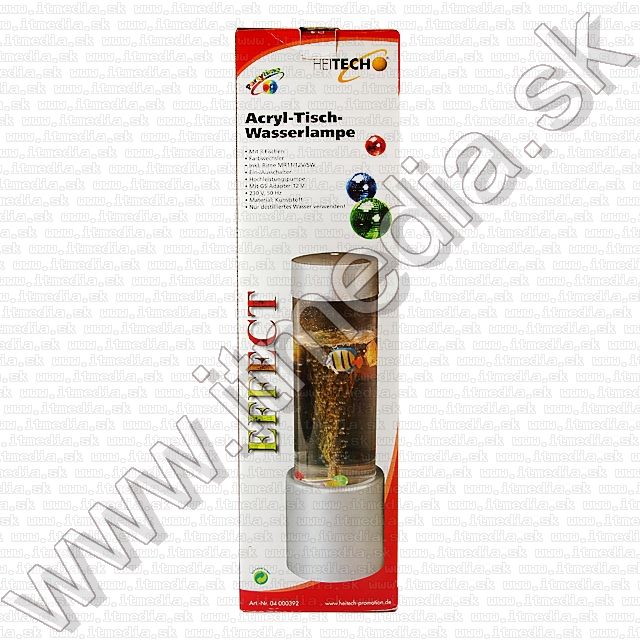 Image of Acryl Desk Water Effect Lamp 3 fish (IT1551)