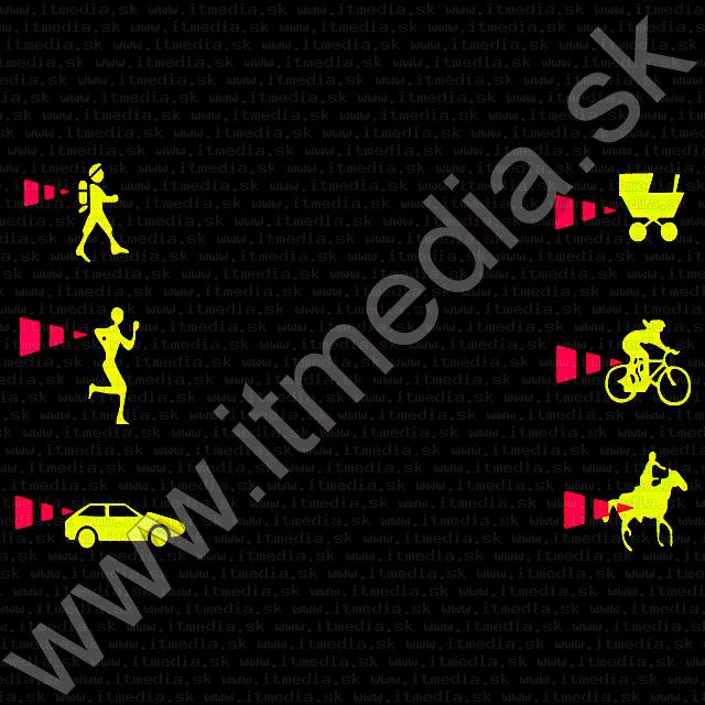 Image of SafeGuard LED Bicycle Lamp, Rear (Transp.) (IT7215)